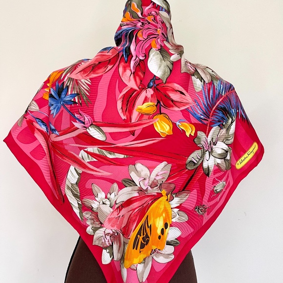Salvatore Ferragamo Silk Scarf - Picture 5 of 16